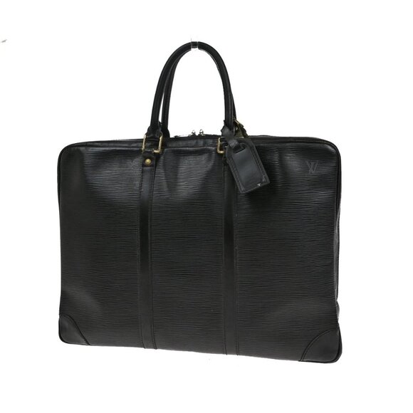 LOUIS VUITTON Porte Documents Voyage Briefcase Hand Bag Epi Black M54472 05YH375 - Picture 1 of 16